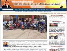 Tablet Screenshot of akamjohnbosco.com